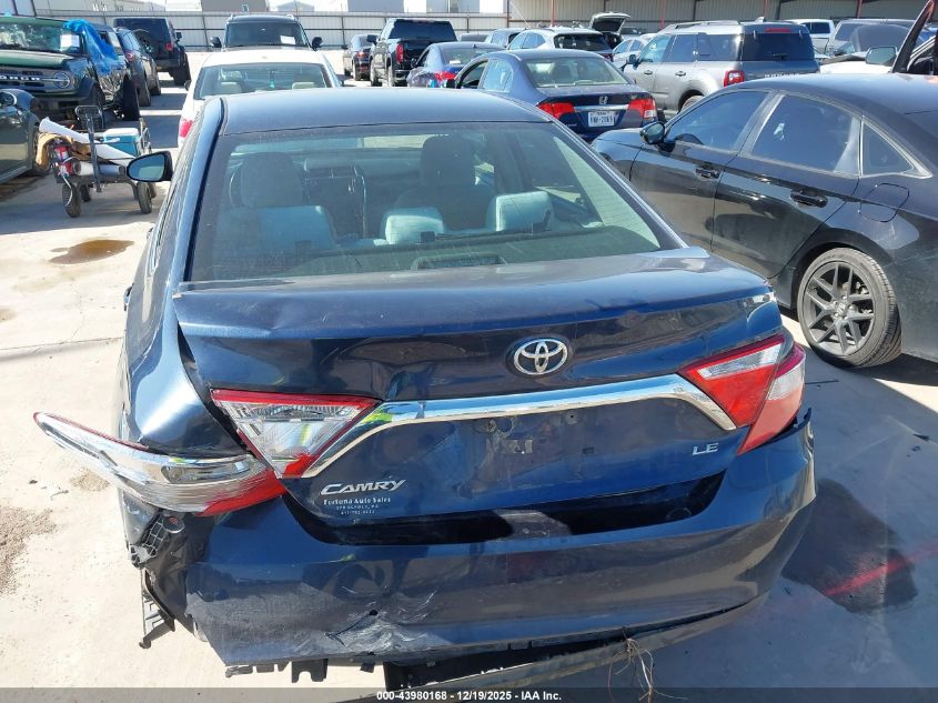 2015 Toyota Camry Le VIN: 4T4BF1FK1FR469400 Lot: 43980168