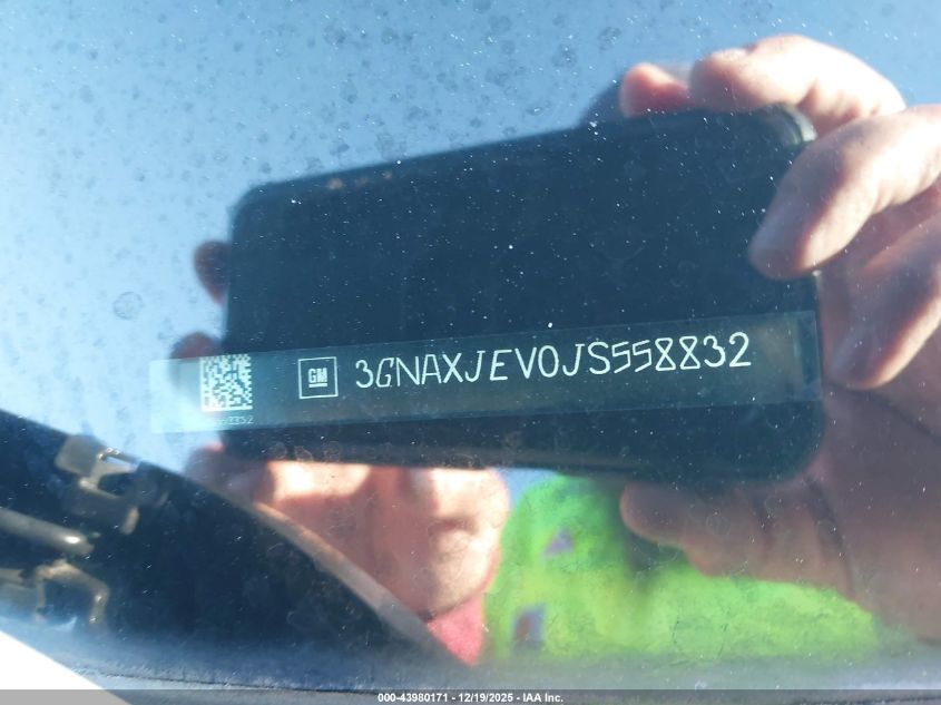 2018 Chevrolet Equinox Lt VIN: 3GNAXJEV0JS558832 Lot: 43980171