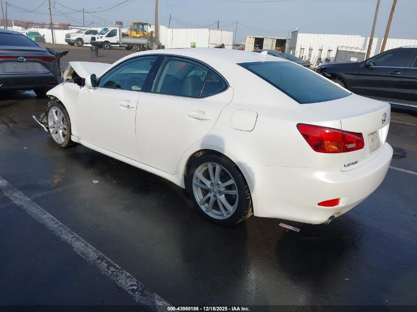2007 Lexus Is 250 VIN: JTHBK262172026661 Lot: 43980186