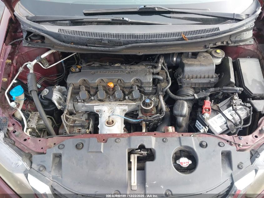 2014 Honda Civic Lx VIN: 19XFB2F54EE202728 Lot: 43980189