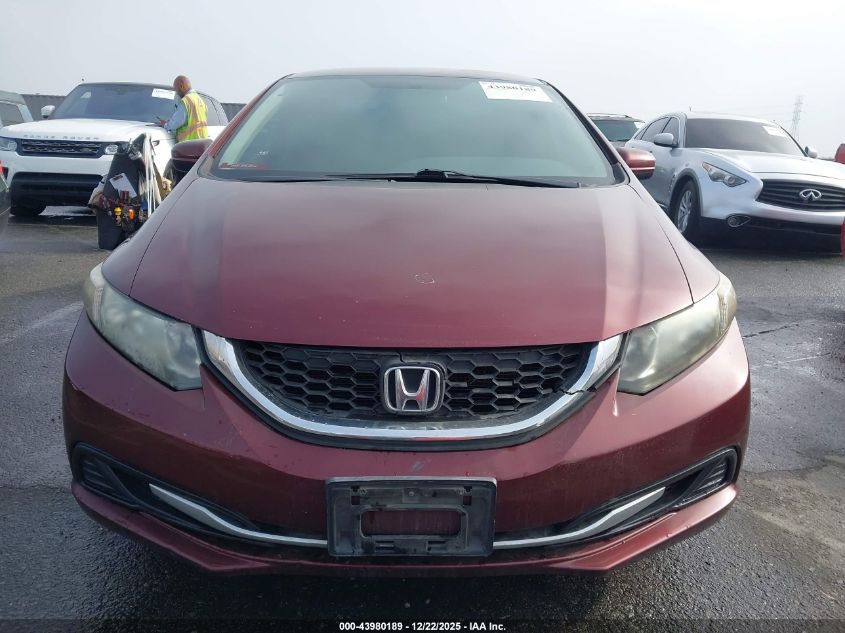 2014 Honda Civic Lx VIN: 19XFB2F54EE202728 Lot: 43980189