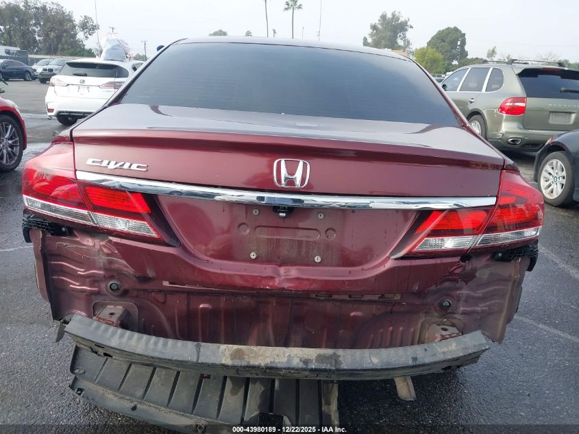 2014 Honda Civic Lx VIN: 19XFB2F54EE202728 Lot: 43980189