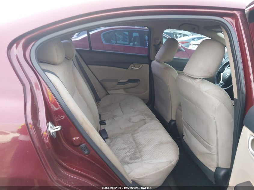 2014 Honda Civic Lx VIN: 19XFB2F54EE202728 Lot: 43980189