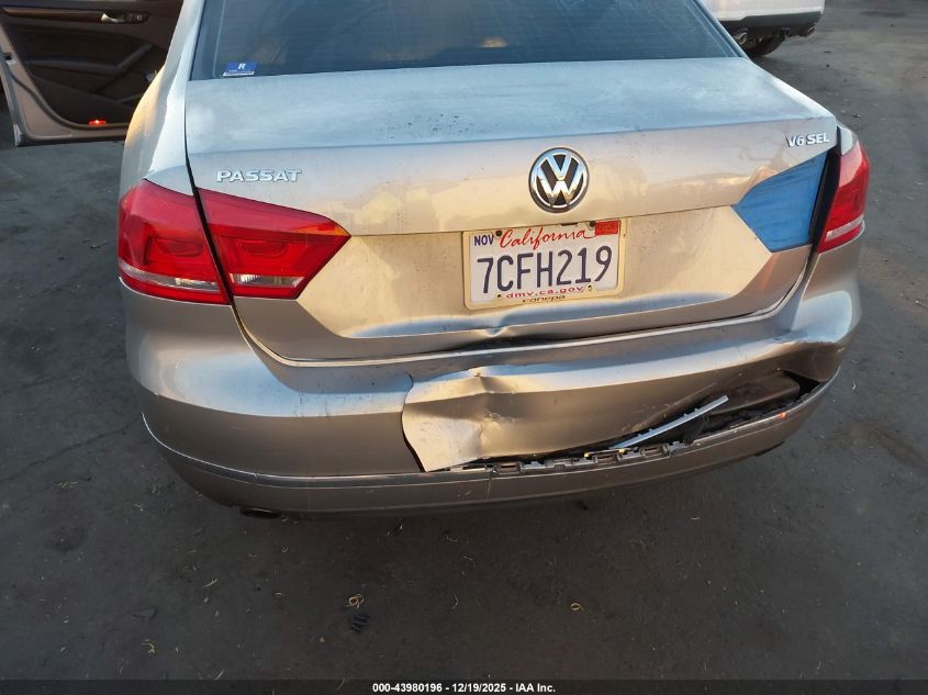 2014 Volkswagen Passat 3.6L V6 Sel Premium VIN: 1VWCM7A39EC024206 Lot: 43980196