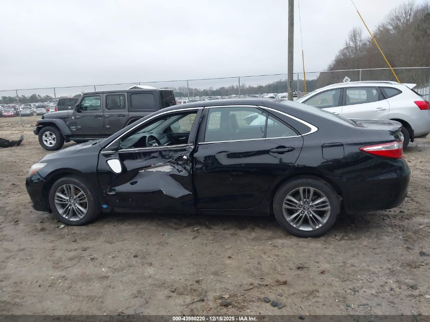 2015 Toyota Camry Se VIN: 4T1BF1FK4FU496990 Lot: 43980220