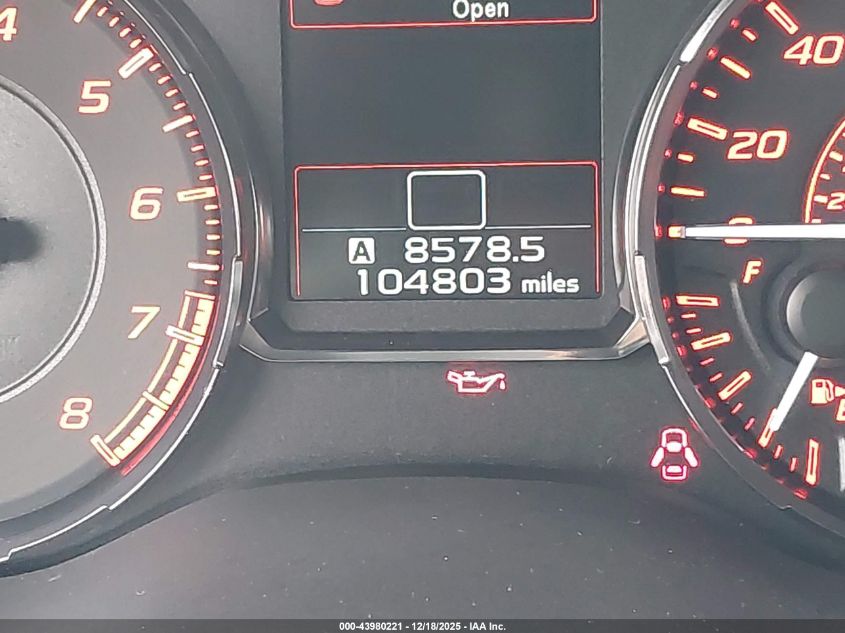 2016 Subaru Wrx VIN: JF1VA1B60G9817202 Lot: 43980221