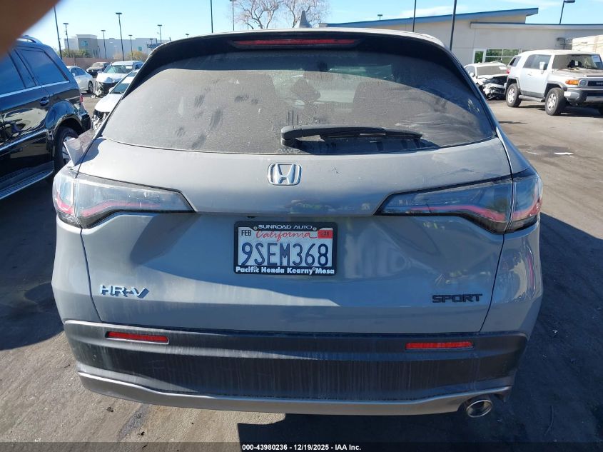 2025 Honda Hr-V Awd Sport VIN: 3CZRZ2H59SM716382 Lot: 43980236