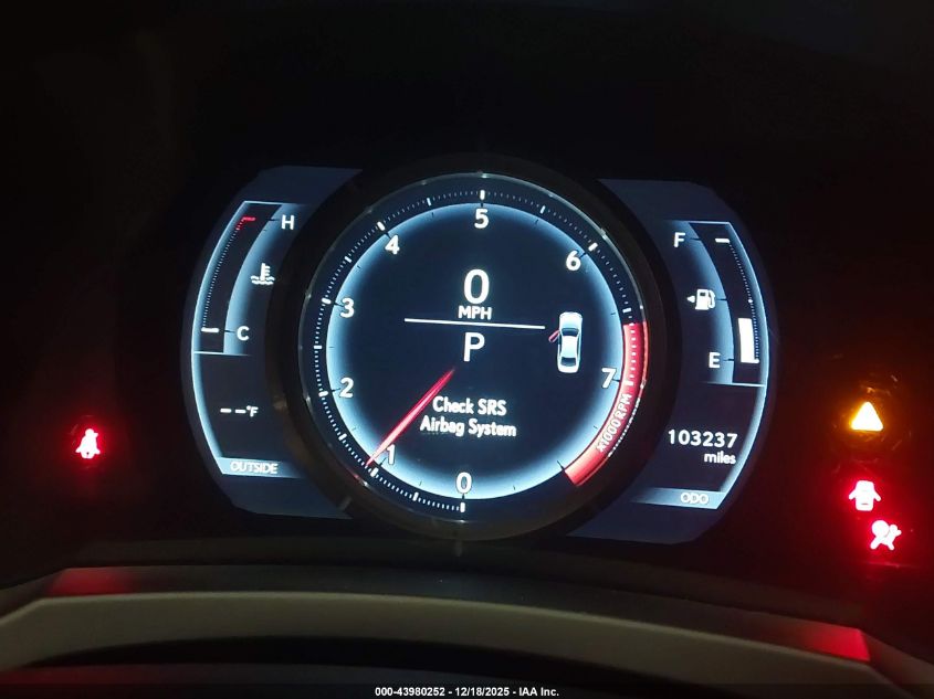 2015 Lexus Is 250 VIN: JTHBF1D2XF5044204 Lot: 43980252