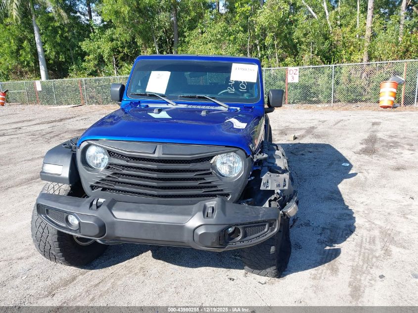 2020 Jeep Wrangler Sport 4X4 VIN: 1C4GJXAN2LW261033 Lot: 43980255