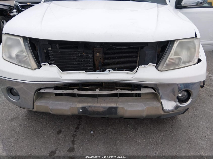 2012 Nissan Frontier 4.0 Sl White Lot 111043980281 Vin 1N6AD0EV6CC417524
