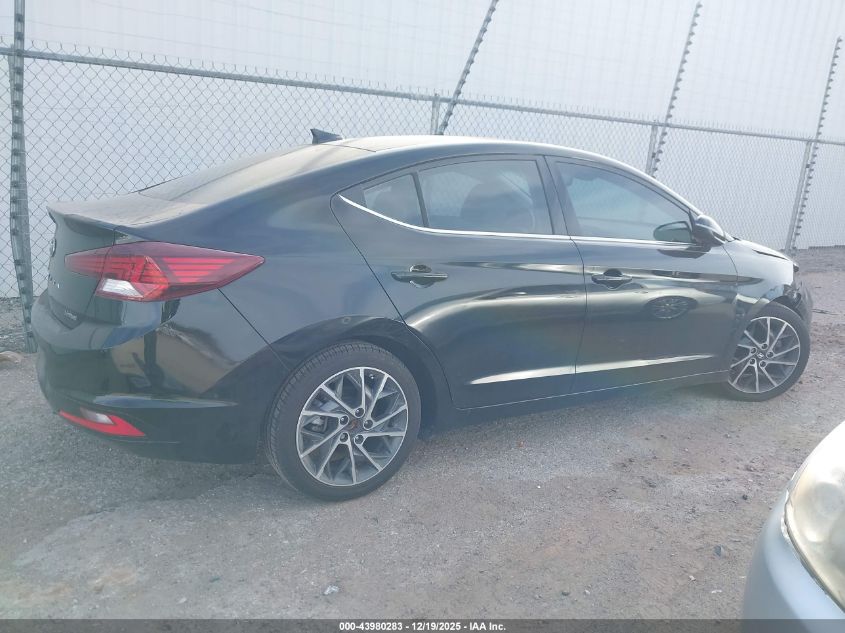 2019 Hyundai Elantra Limited VIN: 5NPD84LF2KH482025 Lot: 43980283