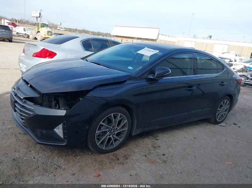 2019 Hyundai Elantra Limited VIN: 5NPD84LF2KH482025 Lot: 43980283