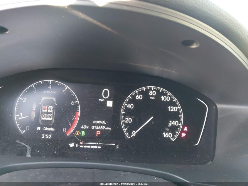 2026 Honda Civic Sport VIN: 2HGFE2F54TH501582 Lot: 43980287