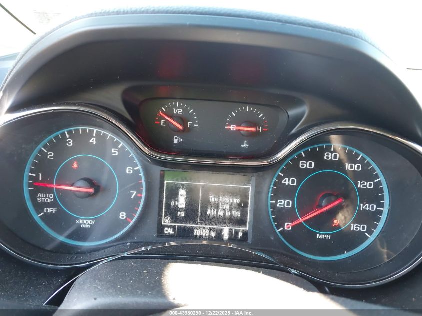 2016 Chevrolet Cruze Ls Auto VIN: 1G1BC5SM9G7235780 Lot: 43980290