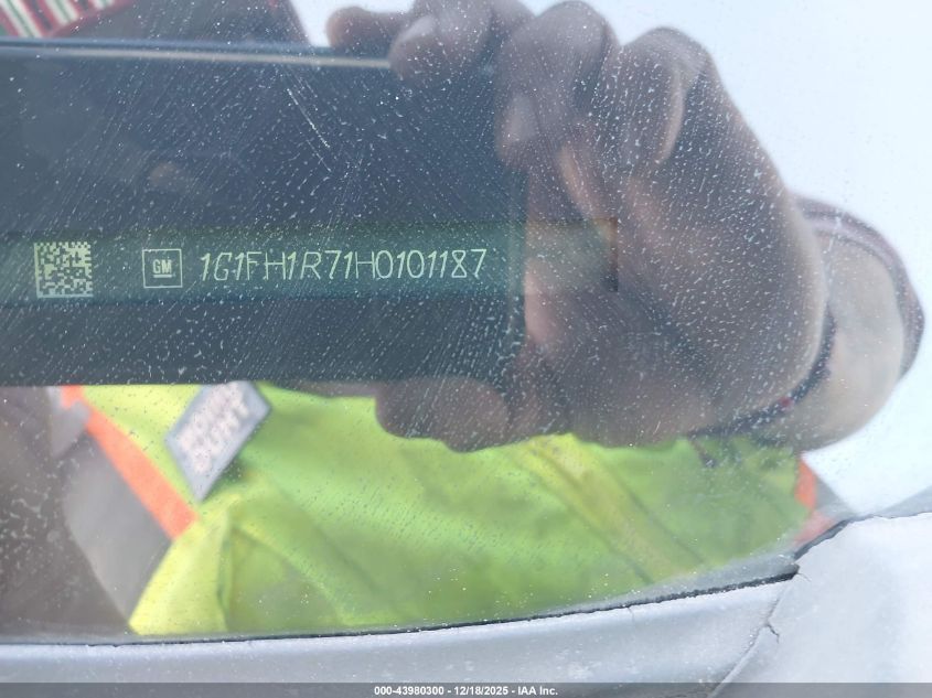 2017 Chevrolet Camaro 2Ss VIN: 1G1FH1R71H0101187 Lot: 43980300