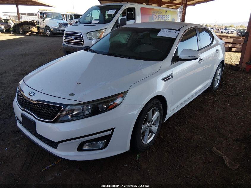 2015 Kia Optima Lx VIN: 5XXGM4A72FG457096 Lot: 43980301