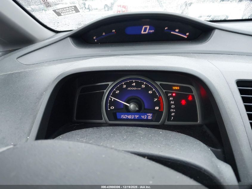 2009 Honda Civic Lx VIN: 1HGFA16559L020225 Lot: 43980306