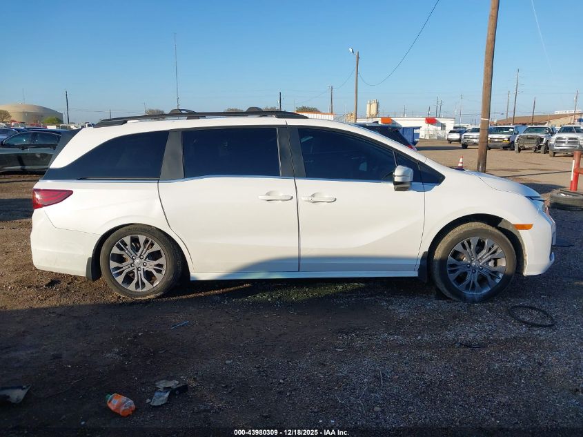 2025 Honda Odyssey Touring VIN: 5FNRL6H84SB027265 Lot: 43980309