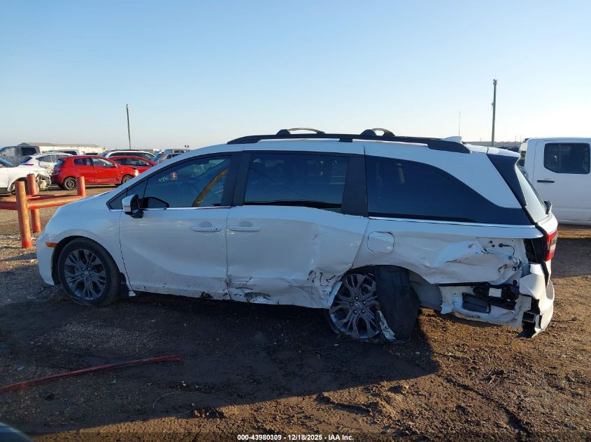 2025 Honda Odyssey Touring VIN: 5FNRL6H84SB027265 Lot: 43980309