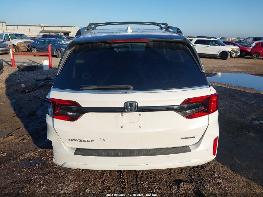2025 Honda Odyssey Touring VIN: 5FNRL6H84SB027265 Lot: 43980309