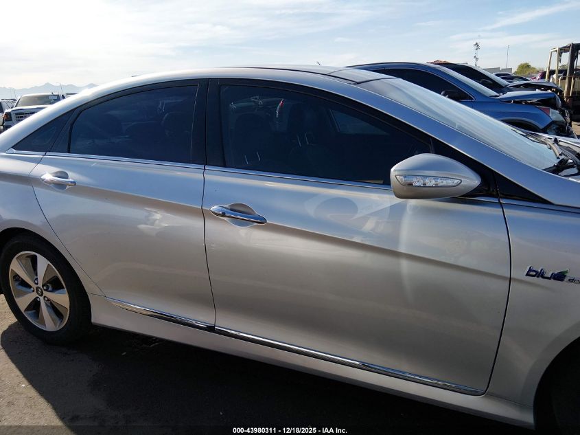 2012 Hyundai Sonata Hybrid VIN: KMHEC4A47CA057392 Lot: 43980311