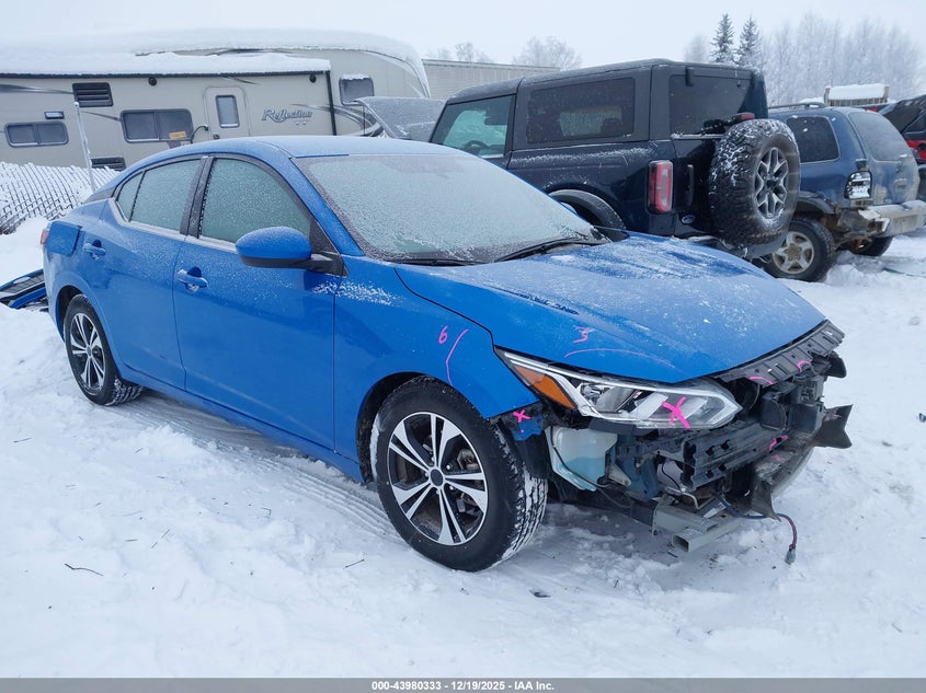 3N1AB8CV6PY246235 2023 Nissan Sentra Sv Xtronic Cvt auction photo 1