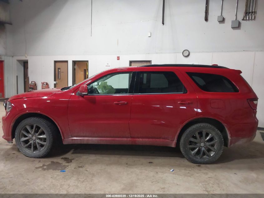 2018 Dodge Durango Gt Awd VIN: 1C4RDJDG8JC456417 Lot: 43980339