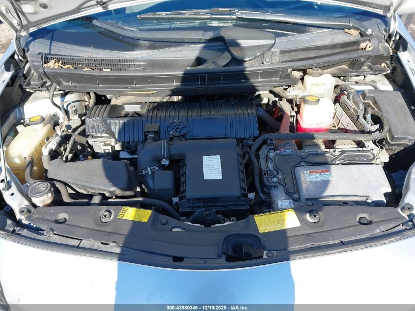 2012 Toyota Prius Two VIN: JTDKN3DU7C1537505 Lot: 43980346