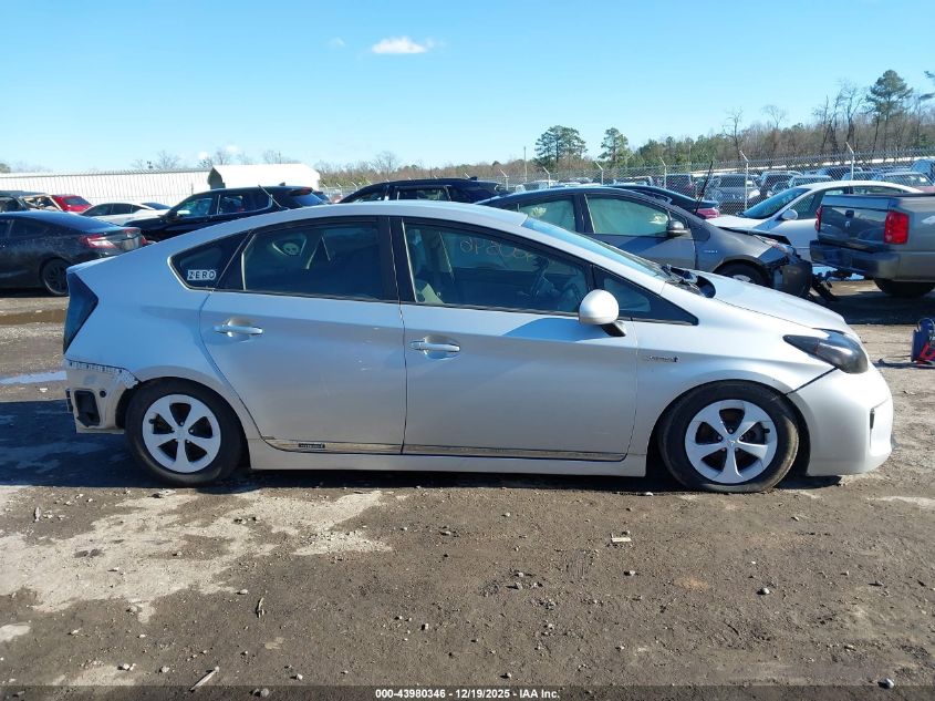 2012 Toyota Prius Two VIN: JTDKN3DU7C1537505 Lot: 43980346