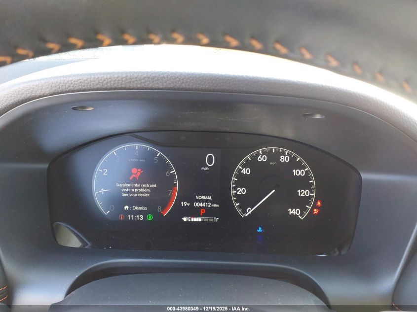 2025 Honda Hr-V Awd Sport VIN: 3CZRZ2H59SM749270 Lot: 43980349