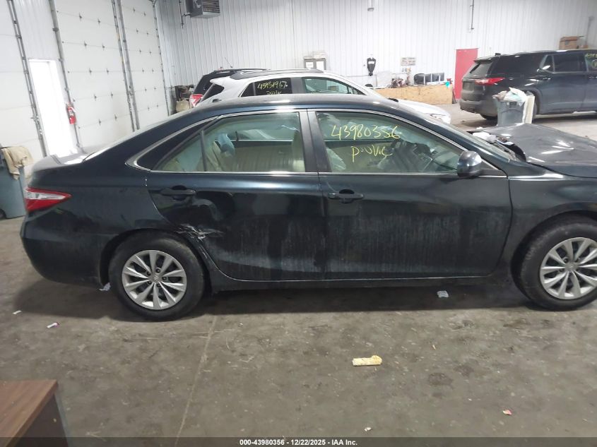 2015 Toyota Camry Le VIN: 4T4BF1FK2FR481376 Lot: 43980356
