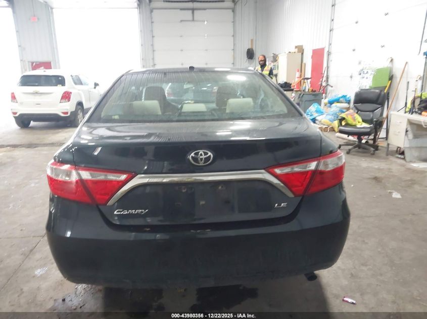 2015 Toyota Camry Le VIN: 4T4BF1FK2FR481376 Lot: 43980356