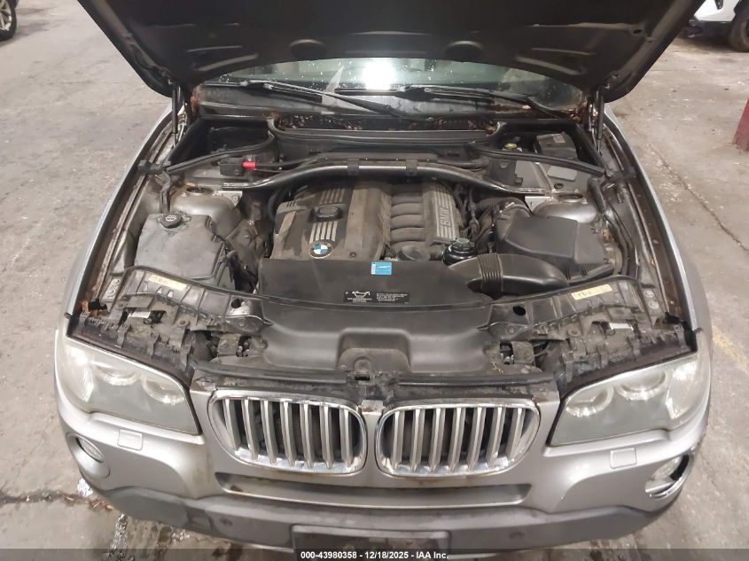 2008 BMW X3 3.0Si VIN: WBXPC93488WJ20701 Lot: 43980358
