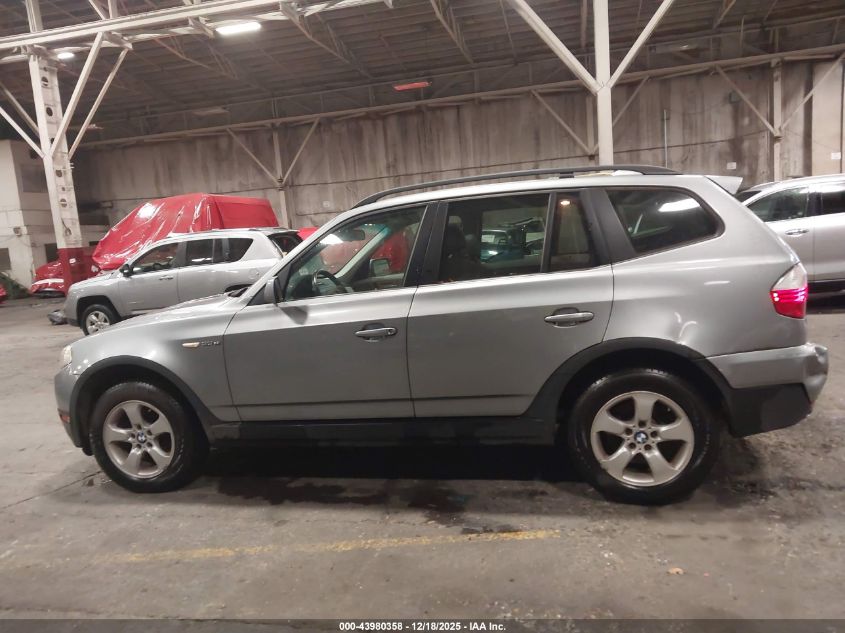 2008 BMW X3 3.0Si VIN: WBXPC93488WJ20701 Lot: 43980358