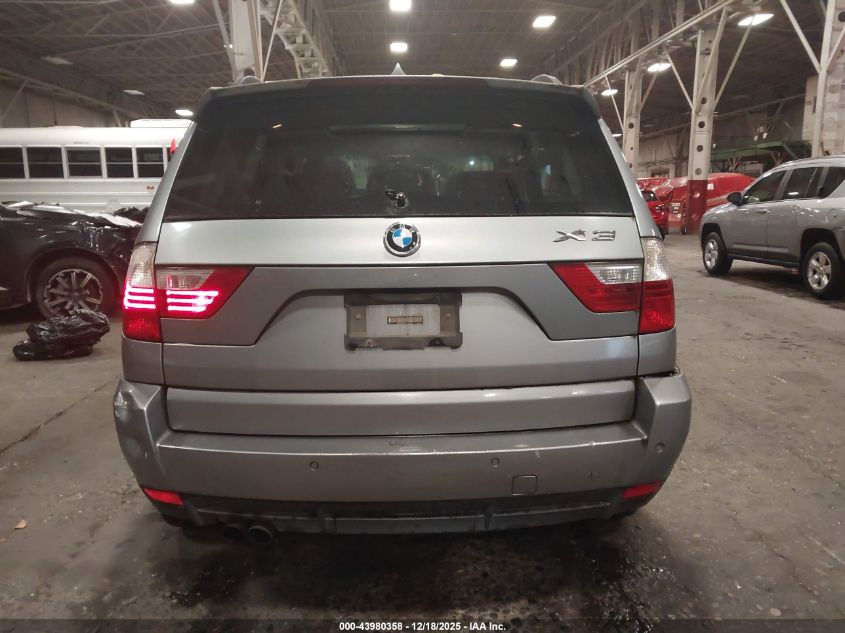 2008 BMW X3 3.0Si VIN: WBXPC93488WJ20701 Lot: 43980358