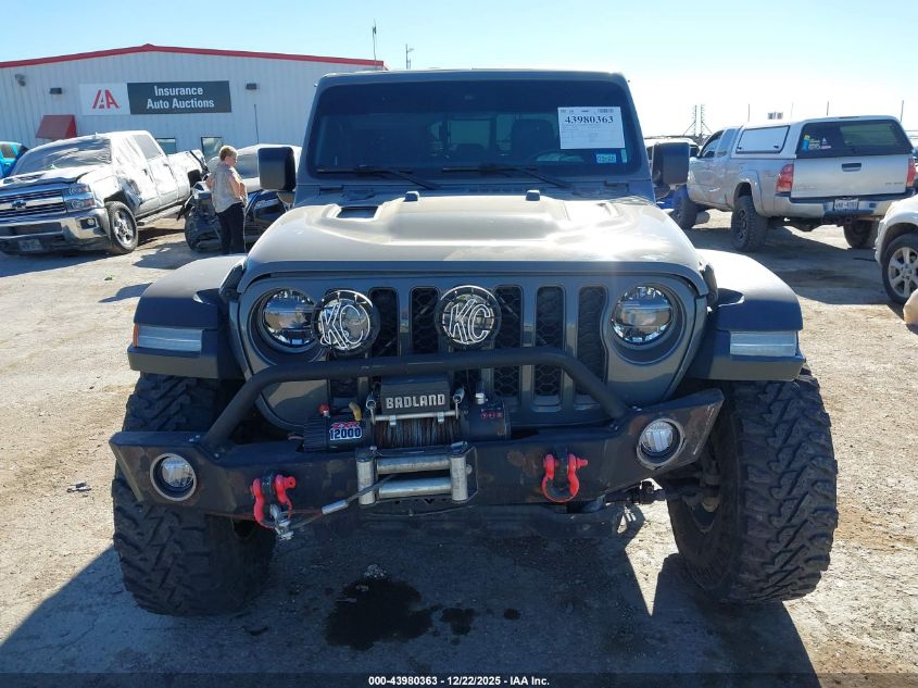 2020 Jeep Gladiator Rubicon 4X4 VIN: 1C6JJTBG5LL208995 Lot: 43980363