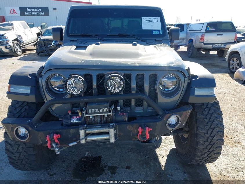 2020 Jeep Gladiator Rubicon 4X4 VIN: 1C6JJTBG5LL208995 Lot: 43980363