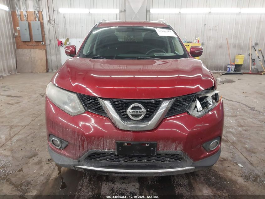 2014 Nissan Rogue Sv VIN: 5N1AT2MKXEC763342 Lot: 43980364