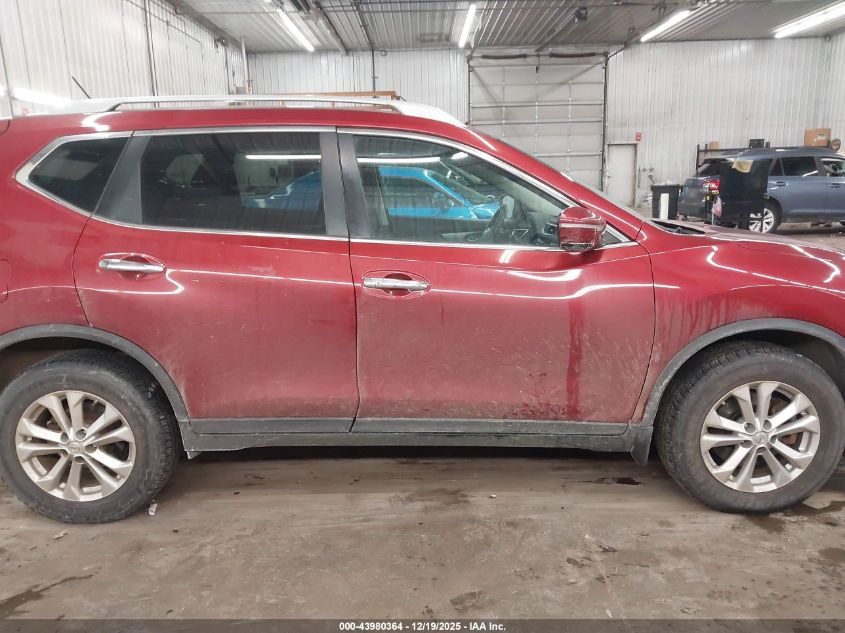 2014 Nissan Rogue Sv VIN: 5N1AT2MKXEC763342 Lot: 43980364