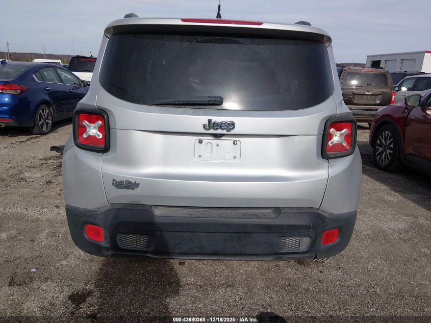 2017 Jeep Renegade Latitude Fwd VIN: ZACCJABB9HPF68090 Lot: 43980365