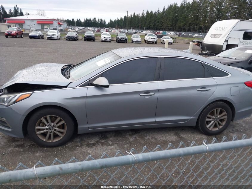 2015 Hyundai Sonata Se VIN: 5NPE24AF3FH231478 Lot: 43980382