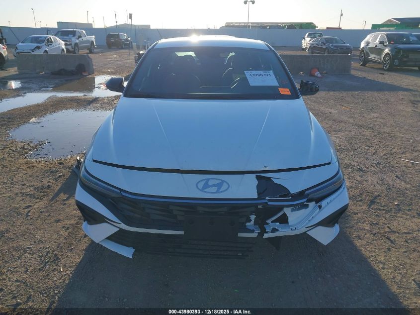 2025 Hyundai Elantra Sel Sport VIN: KMHLM4DG6SU059724 Lot: 43980393