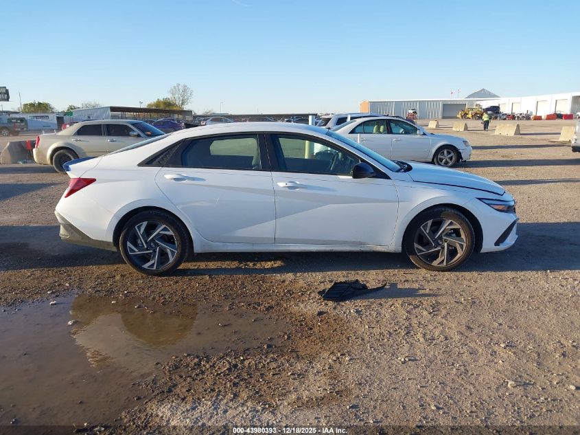 2025 Hyundai Elantra Sel Sport VIN: KMHLM4DG6SU059724 Lot: 43980393