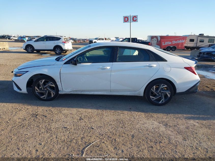 2025 Hyundai Elantra Sel Sport VIN: KMHLM4DG6SU059724 Lot: 43980393