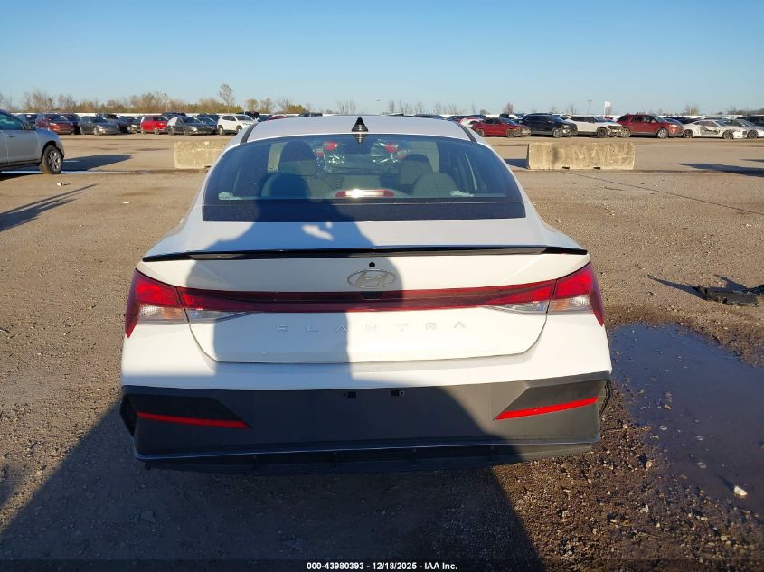 2025 Hyundai Elantra Sel Sport VIN: KMHLM4DG6SU059724 Lot: 43980393