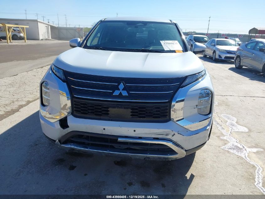 2022 Mitsubishi Outlander Es 2.5 2Wd VIN: JA4J3TA88NZ025680 Lot: 43980405