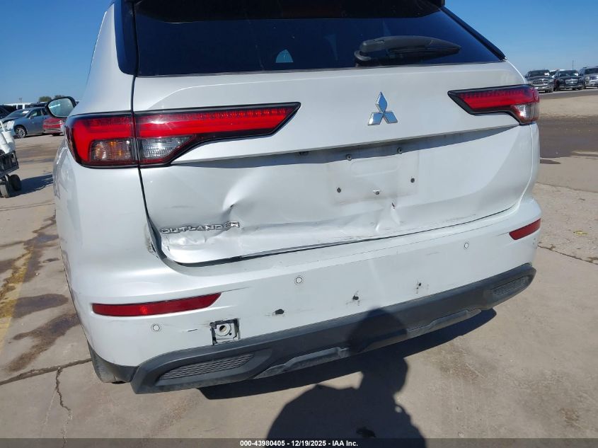 2022 Mitsubishi Outlander Es 2.5 2Wd VIN: JA4J3TA88NZ025680 Lot: 43980405