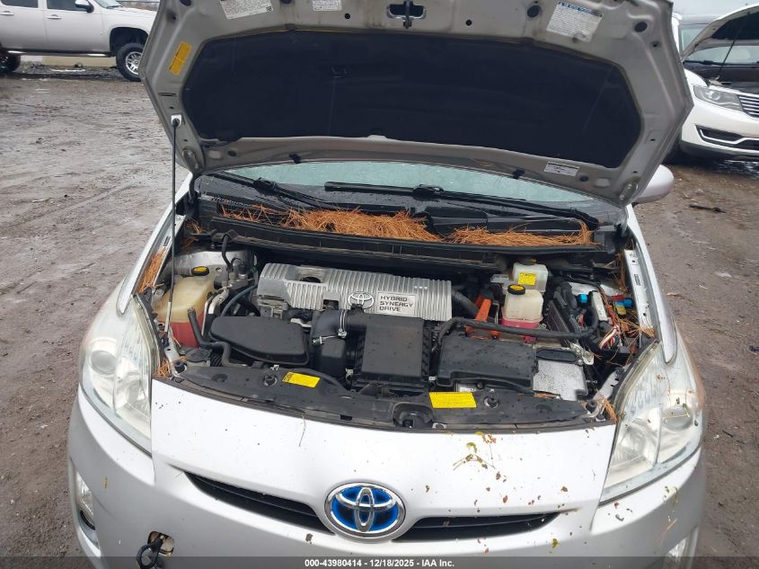 2011 Toyota Prius Two VIN: JTDKN3DU7B5330782 Lot: 43980414