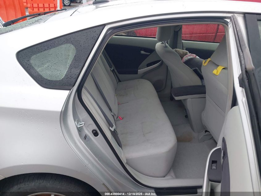 2011 Toyota Prius Two VIN: JTDKN3DU7B5330782 Lot: 43980414