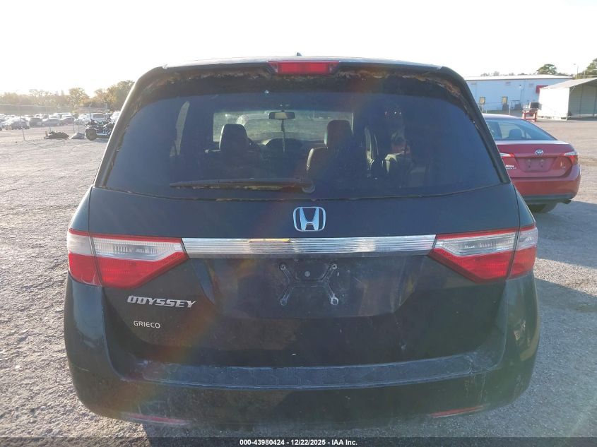 2012 Honda Odyssey Ex-L VIN: 5FNRL5H6XCB039737 Lot: 43980424
